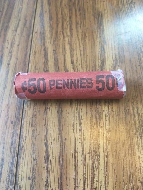 Wheat Penny Roll *Lot of 50 Coins* 1909-1958 From An Auction Purchase UNSEARCHED