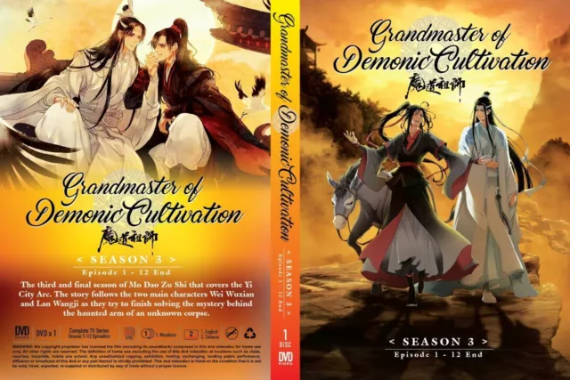 DVD Anime Mo Dao Zu Shi /魔道祖师 TV Series Season 1+2+3 (1-35 End