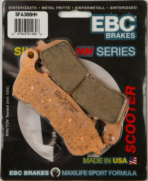 EBC SFA Sintered Scooter Brake Pads SFA388HH front or rear 61-0639 153-388H