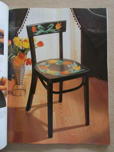 Painted Wooden Furniture~Cate Withacy~128pp P/B~Templates~Projects