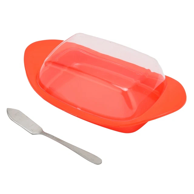 (Ship-Shaped Butter Box Red)Butter Box FreshnessKeeping Butter Dish For