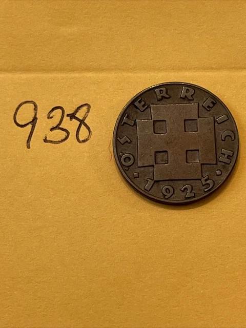 1925 AUSTRIA  - 2 GROSCHEN - KM#2837 - World Coin