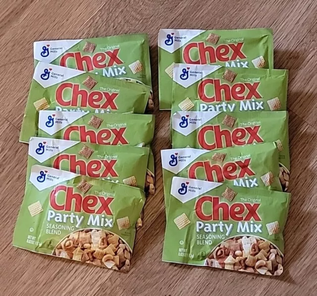 Chex Mix Party Mix Seasoning Packets lot of 10 Expires July 2025