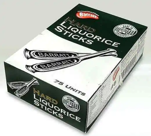 Barratt/Bassetti Hard Liquorice Sticks Traditional Candy Sweets 5/10/20/75