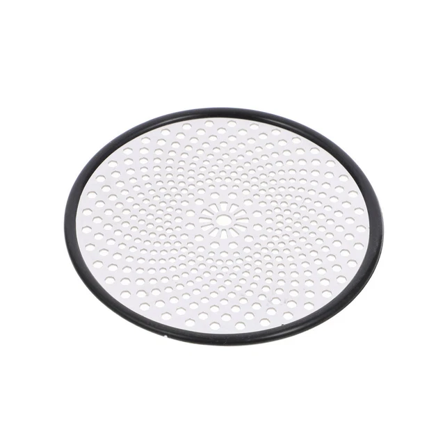 Copriscarico Doccia Quadrato In Acciaio Inox SUS304, 10,2 Cm, Filtro Anticapelli, Cromato, Profilo Ultra Sottile