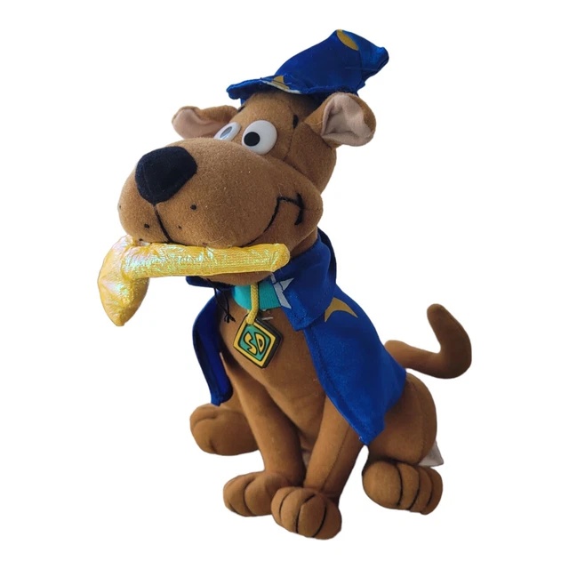 TOY NETWORK 11” Scooby Doo Wizard Dog Brown Blue Plush Stuffed Animal