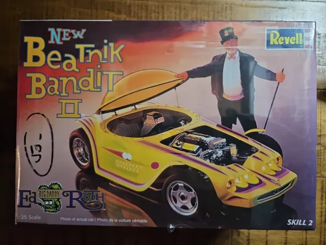 Revell Ed Big Daddy Roth Beatnik Bandit Rat Fink Model Kit Sealed Vintage 1996