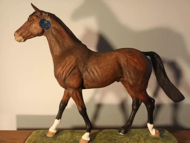 Border Fine Arts A Very Large 'Thoroughbred Stallion' Ltd Edit 131 of only 250