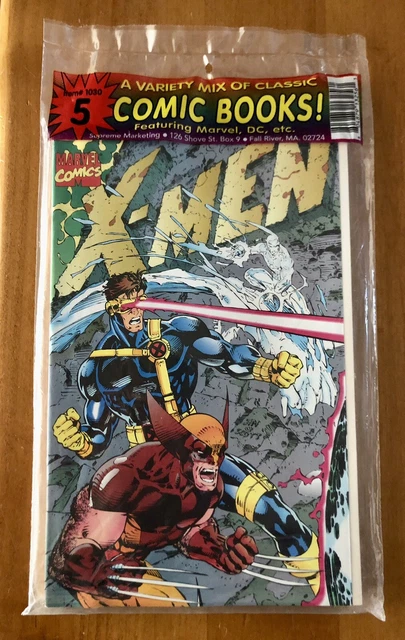 NEW & UNOPENED Comic Book Collector 5 Pack Variety Mix Marvel and DC Classic VTG