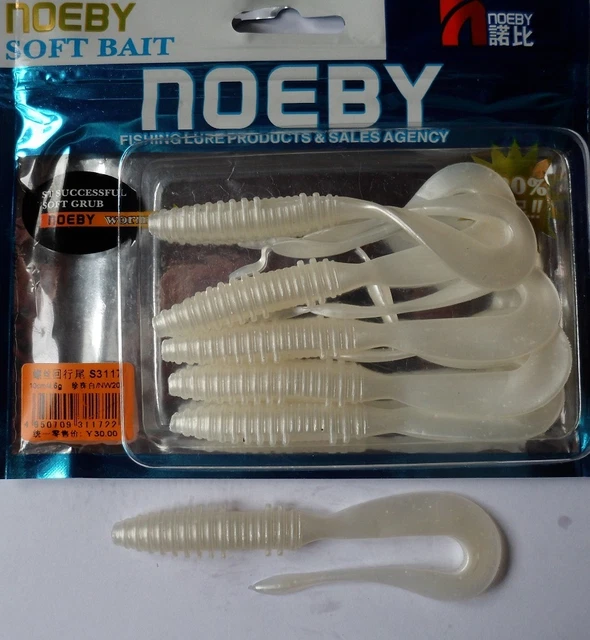 Noeby Leurre Souple Odorant 10cm – 3,5g Couleur 206 – Lot De 6