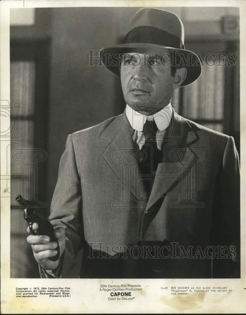 1975 Press Photo Actor Ben Gazzara in "Capone" Movie - lrp66664