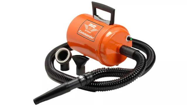 Metrovac Aftd-3L: Air Force Commander Two Speed Dryer - Orange 220V / Euro