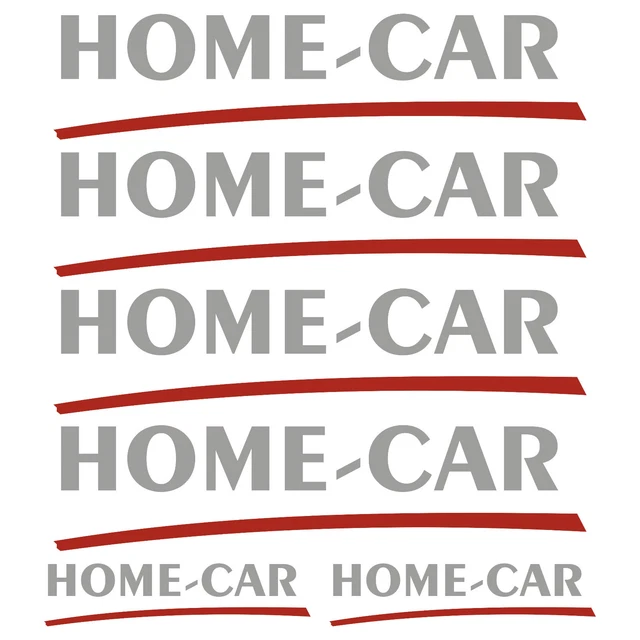 HOME CAR sticker sticker RV camper caravan caravan 6 pieces pieces £19.98 PicClick UK