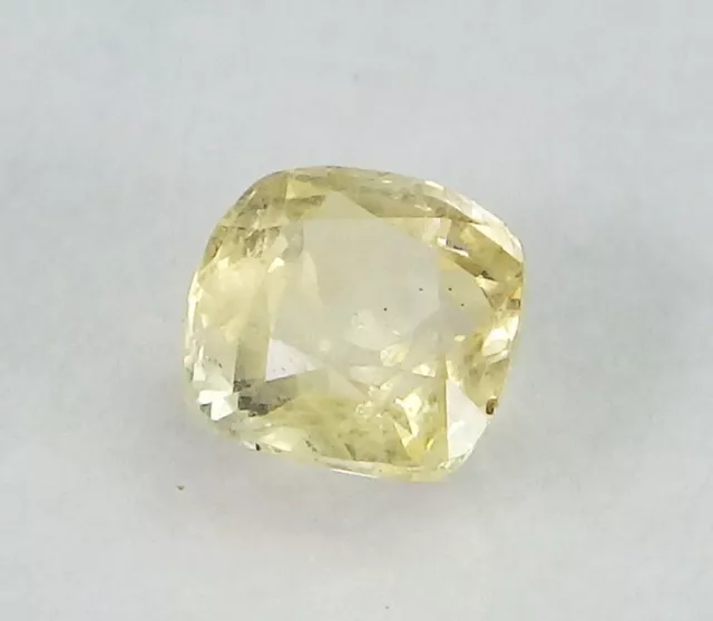 Precious Sri Lanka Unheated Natural Yellow Sapphire Cushion 1.00 ct