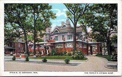 Oshkosh Wisconsin Postcard Steins Store 1915