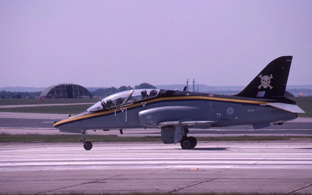 Kodachrome Slide XX312 Hawk T1 Royal Air Force Boscombe Down 1992