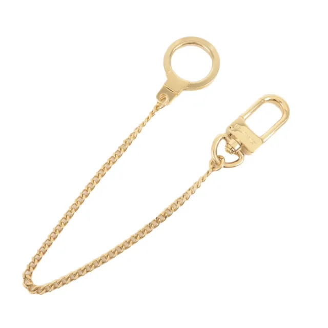 Auth Louis Vuitton Chenne Ano Cles Key Chain Key Charm Gold M58021 Used