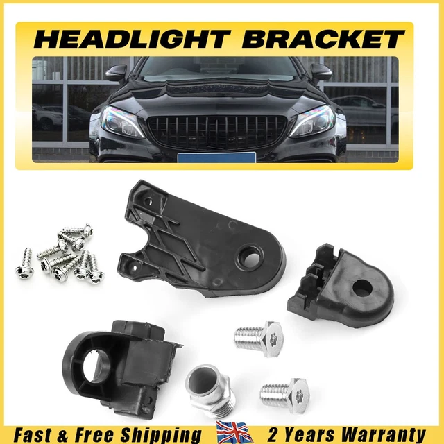 2x For 2010-13 Mercedes E-Class W212 Headlight Bracket Repair Kit Left & Right