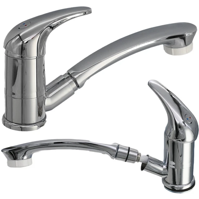 ROBINET MITIGEUR LEVIER Unique Roma Avec Pliant Douche + Interrupteur