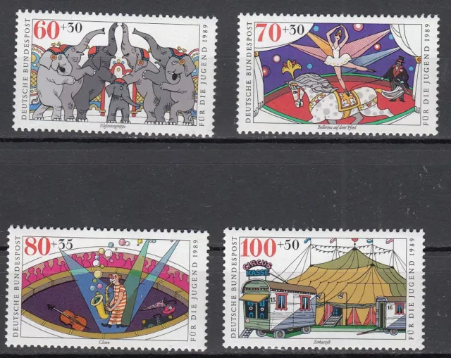 BRD 1411 - 1414 postfrisch, Jugend - Zirkus