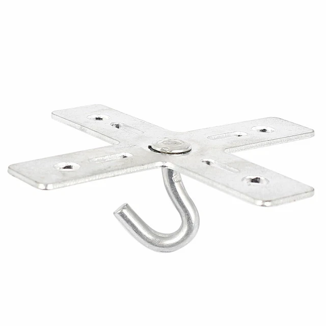 Cross Design Base Metal Ceiling Fan Fixture Mount Hook Hanger Holder 34mm Height