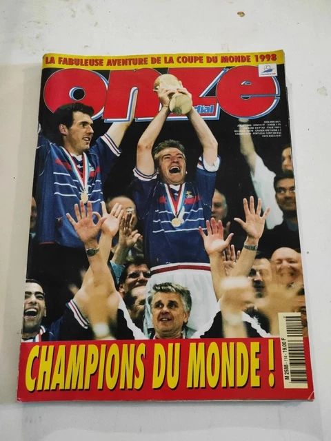 Fiche Onze Mondial 1998 Coupe Du Monde - Yougoslavie Jugoslavija - France 98