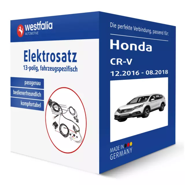 Elektrosatz 13-pol. spezifisch für Honda CR-V V Typ RW / RT 12.2016-08.2018 TOP