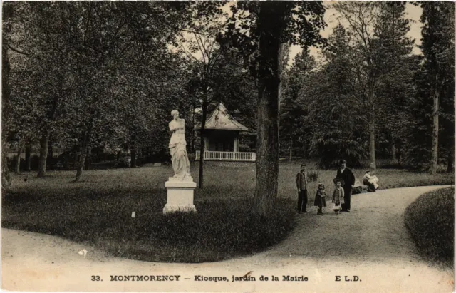 CPA  Montmorency- Kiosque ,jardin de la Mairie     (290733)