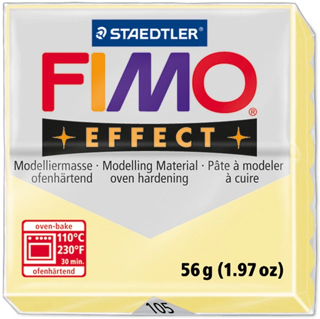 Arcilla de polímero efecto Fimo 2 oz vainilla -EF802-105
