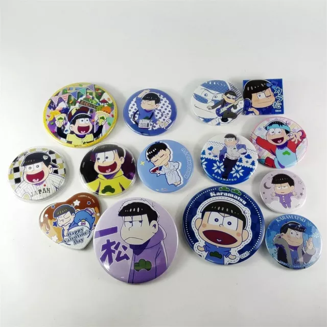 Juego de insignias de latas usadas Osomatsu-San de venta a granel de 14...