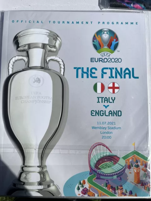 EURO 2020 FINAL - England v Italy @ Wembley - Official match programme