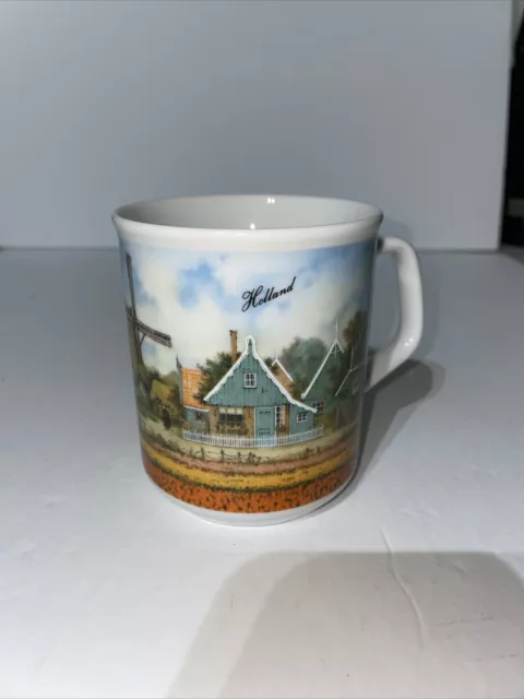 Holland Scenes on Coffee Mug Tea Cup J. C. Van Hunnik Collection