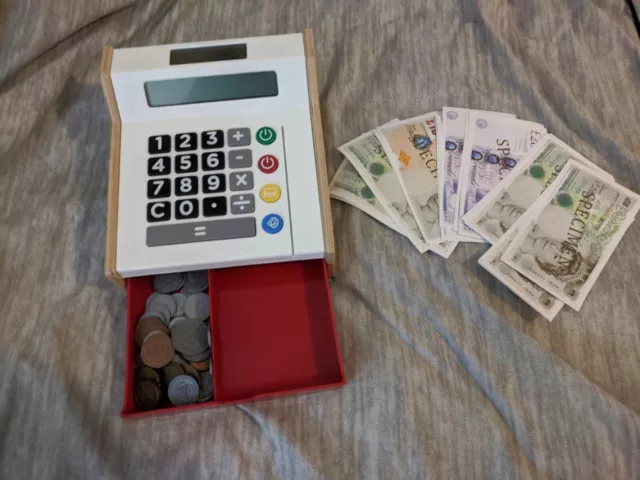 IKEA DUKTIG TOY Cash Register Till Calculator with Solar