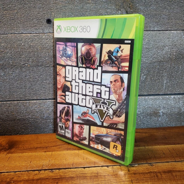 GRAND THEFT AUTO Five Game GTA 5 Xbox 360 Both Discs. Complete W/Manual