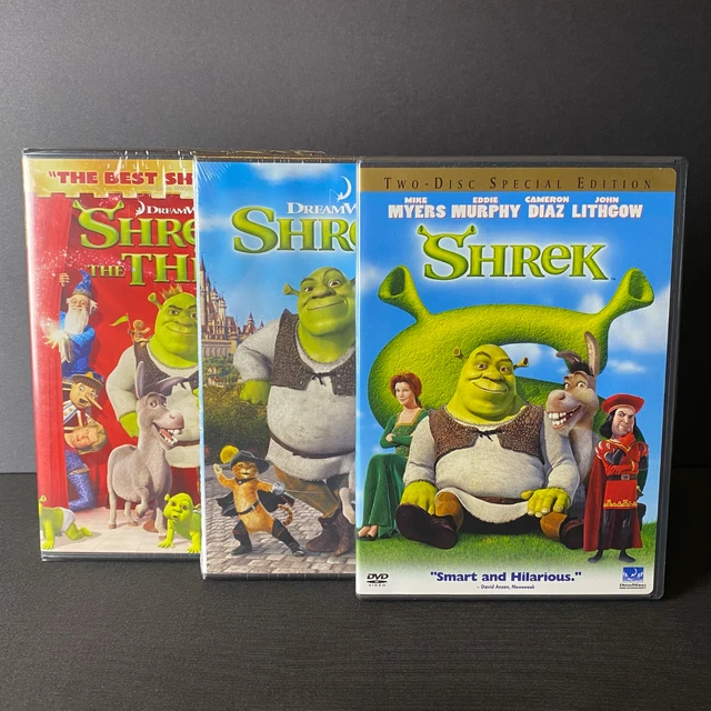 SHREK, SHREK 2 and Shrek the Third (DVD) New $23.99 - PicClick CA