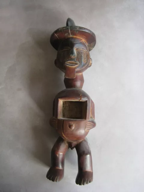 2 afrikanische Figuren, Fetische, Kamerun, Kongo, Teke, Tikar