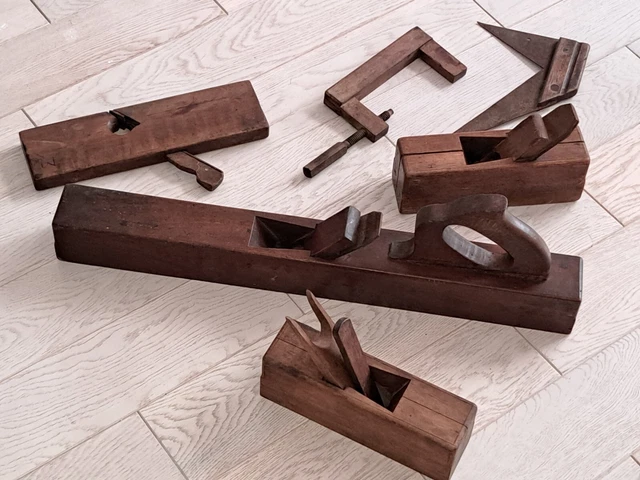 Lot D'outils Anciens Pour Menuiserie - Occasion En état De Marche - Parfait Bricolage Vintage