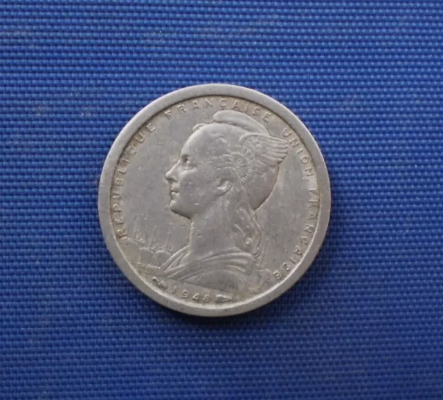 Äguatorialafrika : 1 Franc 1948.