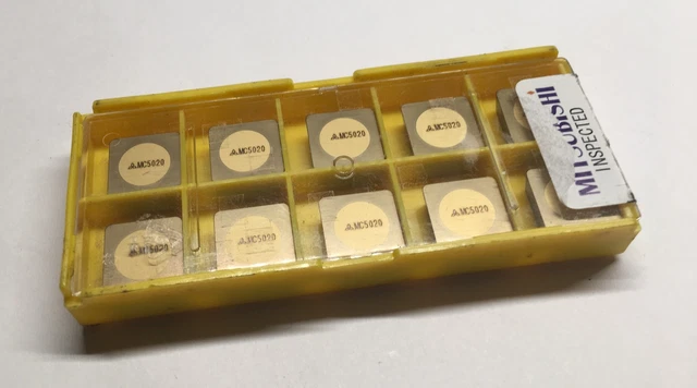 Mitsubishi SONX 1206PER MC5020 Carbide Milling Inserts – 10-Pack – Made In Japan