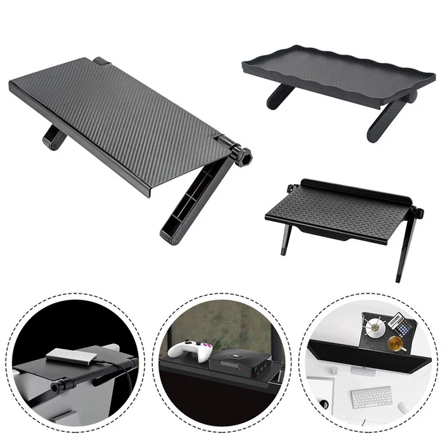 Tout Neuf Rangement Étagère Stable Supports Réglable Noir Présentation Rack
