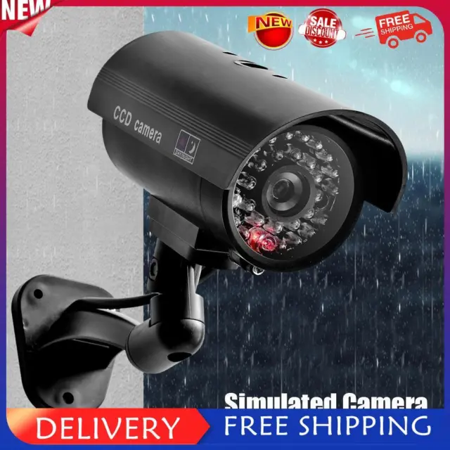 Outdoor Dummy Camera Flashing Red LED Indoor Fake CCTV Security Camera
