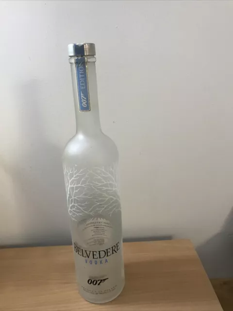 Belvedere Vodka  007. Collectors Edition 1.75 Lt. Empty Bottle