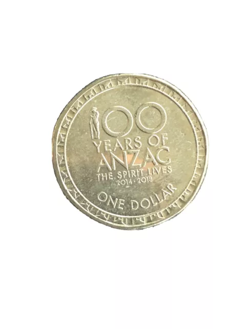 2017 100 Years of Anzac - $1 One Dollar Coins