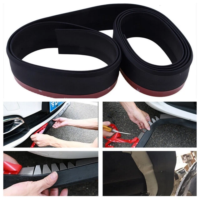 CAR FRONT BUMPER Lip Splitter Body Spoiler Chin Skirt Protector