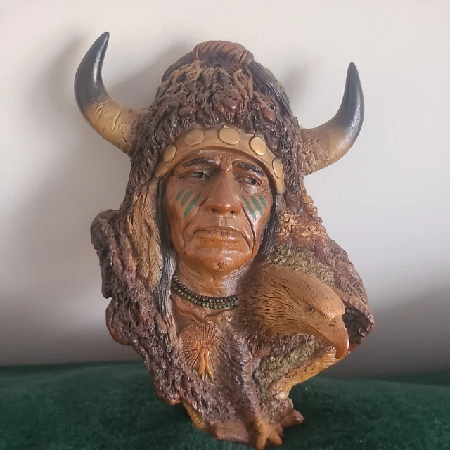 VINTAGE NEIL J Rose Native American Wall Plaque - Land and Sky