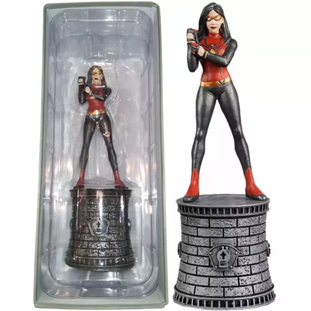 Marvel Juego Ajedrez Spider Woman 81 Figura Colección Eaglemoss Comics Película