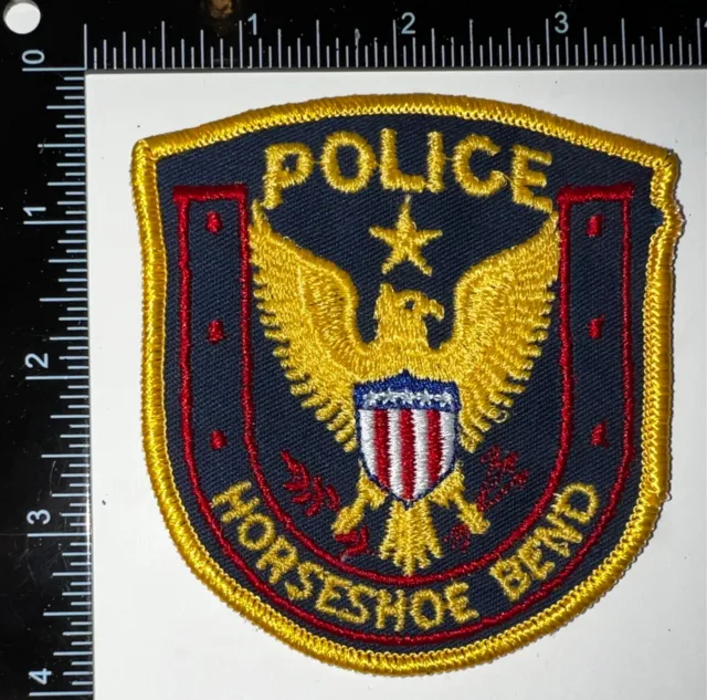 VINTAGE OBSOLETE Horseshoe Bend Arkansas AR Police Patch