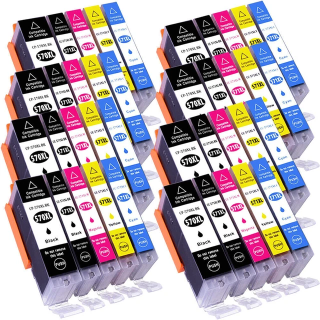 Befüllbare Patronen Für Canon Pgi 570 Cli 571 Autoresetchip DRUCKERPATRONEN FÜR CANON PGI-570 CLI-571 TS5050 TS5051 TS6050 5055