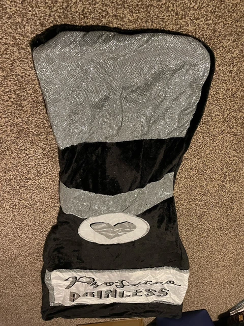 PRIMARK HOME  Girls  SLEEPING BAG / BLANKET  Fleece & Glitter  BLACK + SILVER