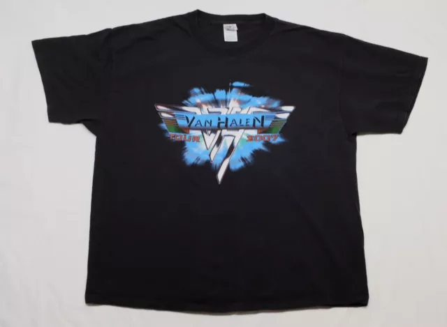 Van Halen David Lee Roth Tour 2007 T-shirt Size 2XL